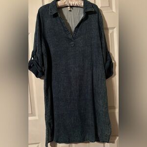 Elan Blue Midi Dress